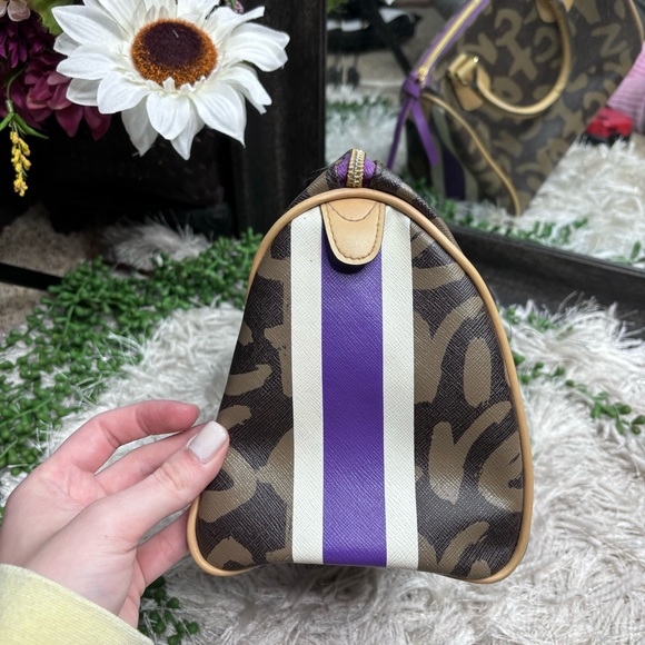 -Y2k Victoria’s Secret Small Brown Logo Bowler Handbag - Picture 8 of 16